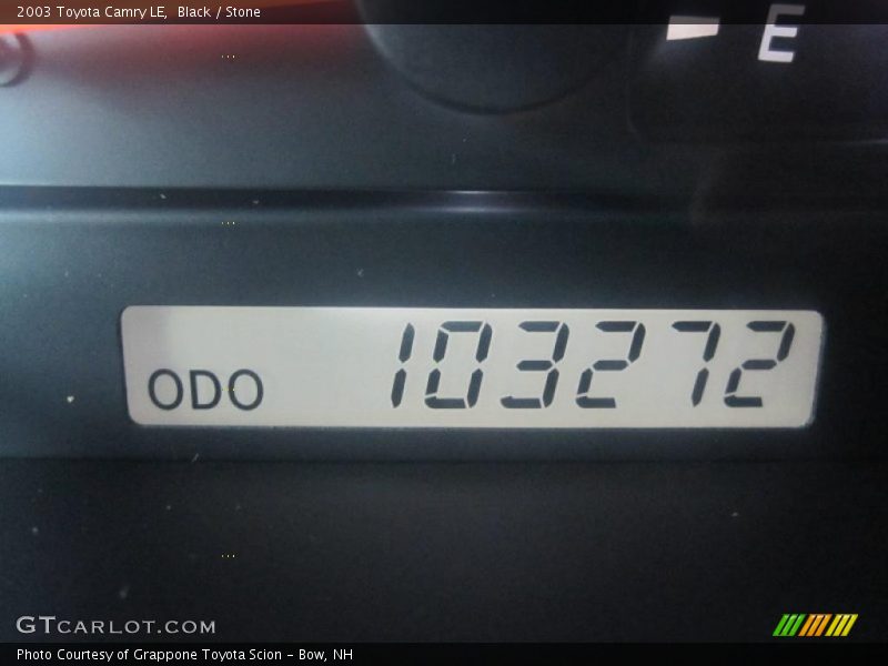 Black / Stone 2003 Toyota Camry LE