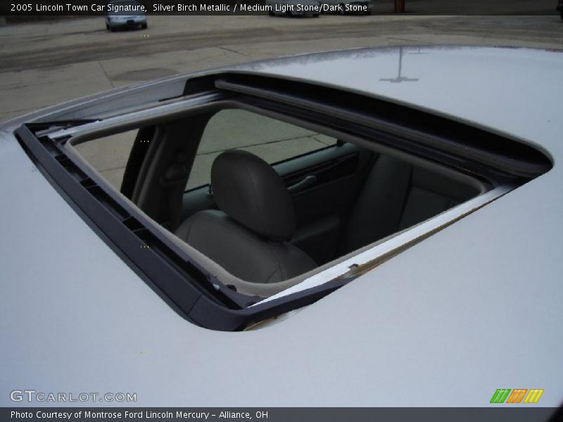 Silver Birch Metallic / Medium Light Stone/Dark Stone 2005 Lincoln Town Car Signature