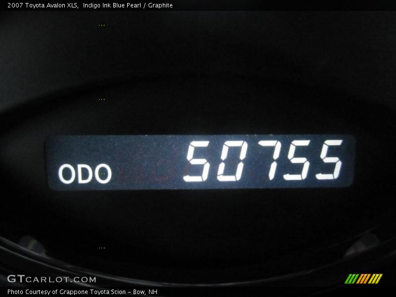 Indigo Ink Blue Pearl / Graphite 2007 Toyota Avalon XLS