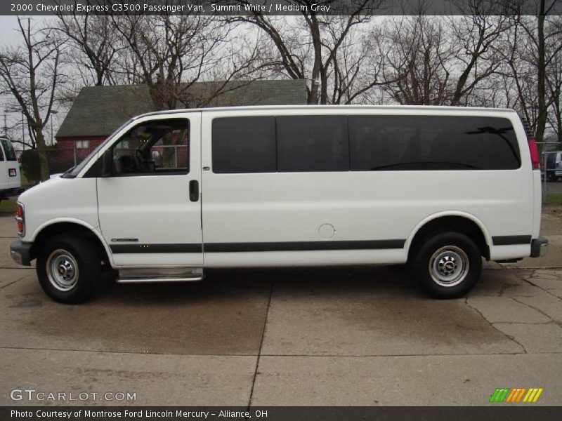 Summit White / Medium Gray 2000 Chevrolet Express G3500 Passenger Van