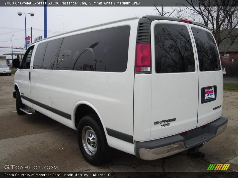 Summit White / Medium Gray 2000 Chevrolet Express G3500 Passenger Van