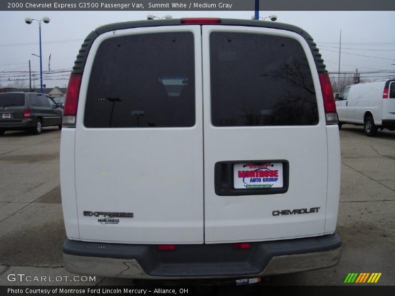 Summit White / Medium Gray 2000 Chevrolet Express G3500 Passenger Van