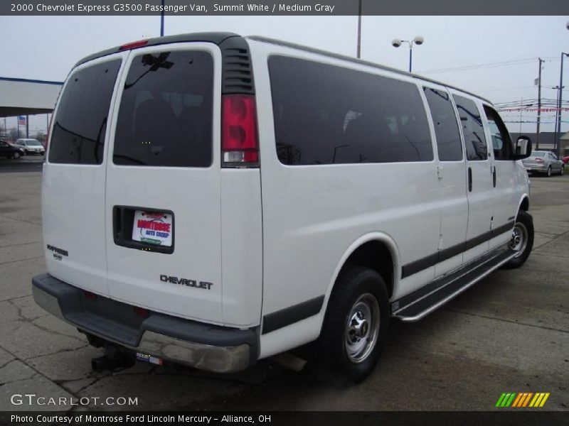 Summit White / Medium Gray 2000 Chevrolet Express G3500 Passenger Van