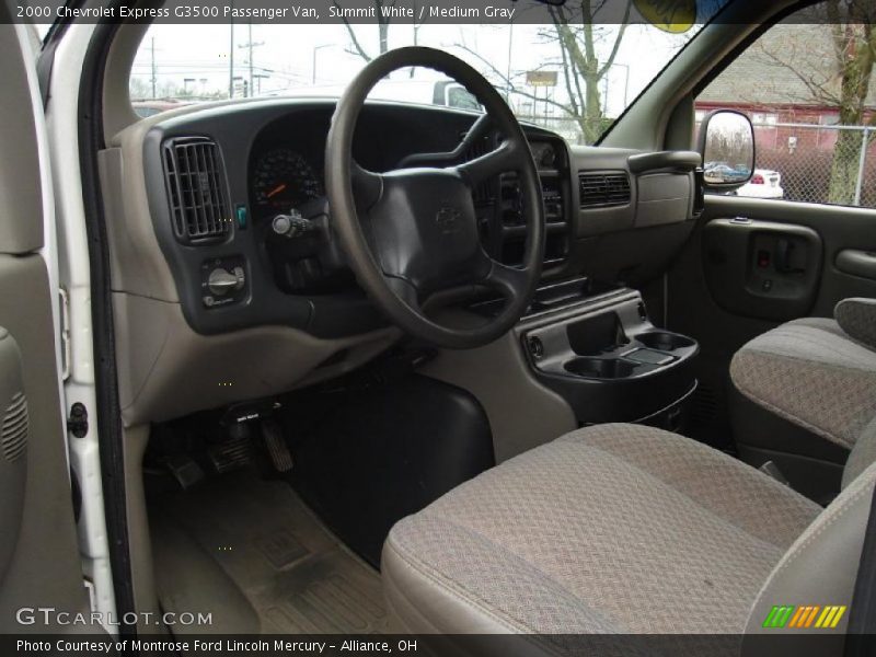 Summit White / Medium Gray 2000 Chevrolet Express G3500 Passenger Van
