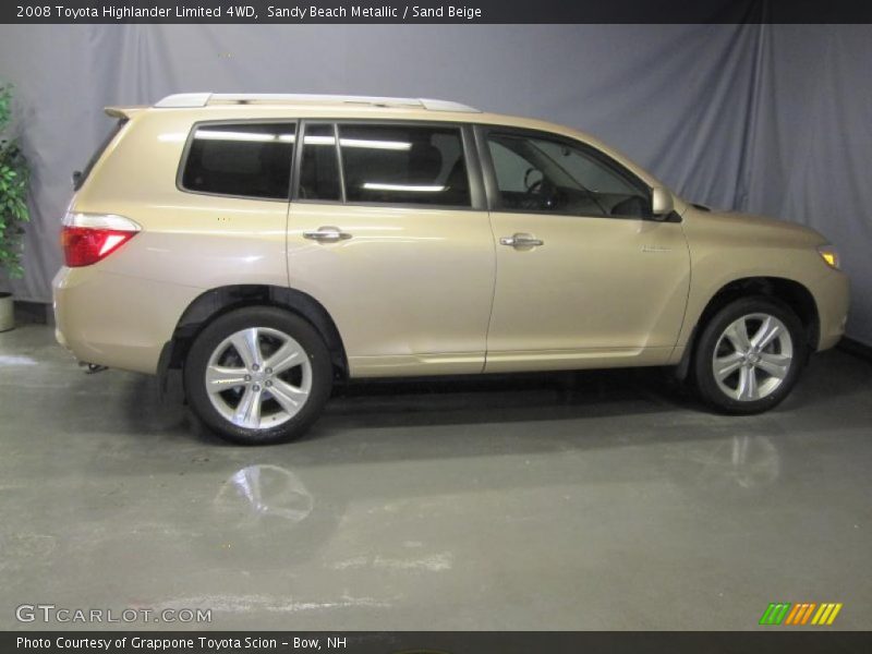 Sandy Beach Metallic / Sand Beige 2008 Toyota Highlander Limited 4WD
