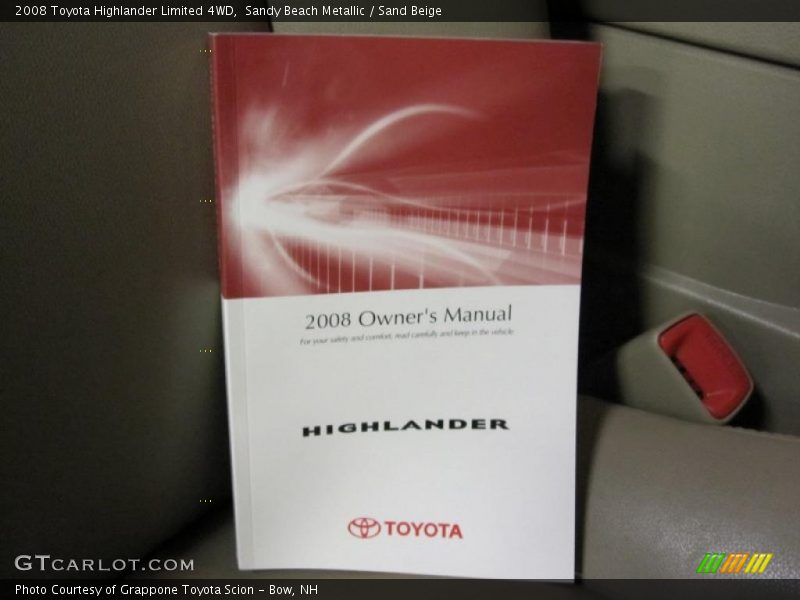 Sandy Beach Metallic / Sand Beige 2008 Toyota Highlander Limited 4WD