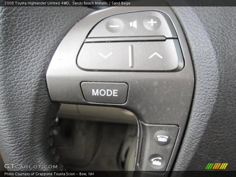 Sandy Beach Metallic / Sand Beige 2008 Toyota Highlander Limited 4WD