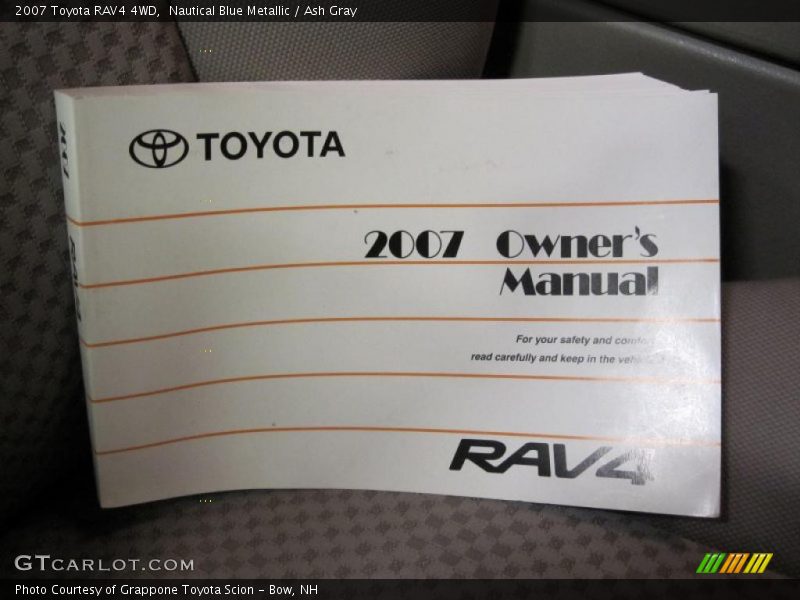 Nautical Blue Metallic / Ash Gray 2007 Toyota RAV4 4WD