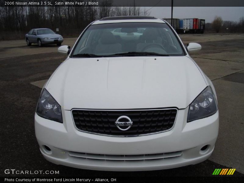 Satin White Pearl / Blond 2006 Nissan Altima 3.5 SL