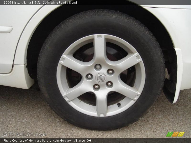 Satin White Pearl / Blond 2006 Nissan Altima 3.5 SL