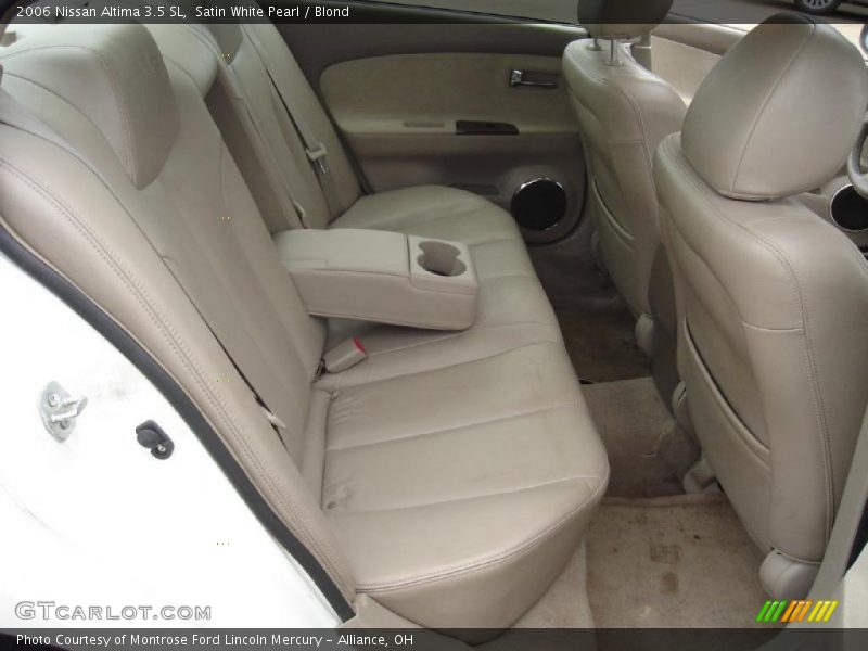 Satin White Pearl / Blond 2006 Nissan Altima 3.5 SL