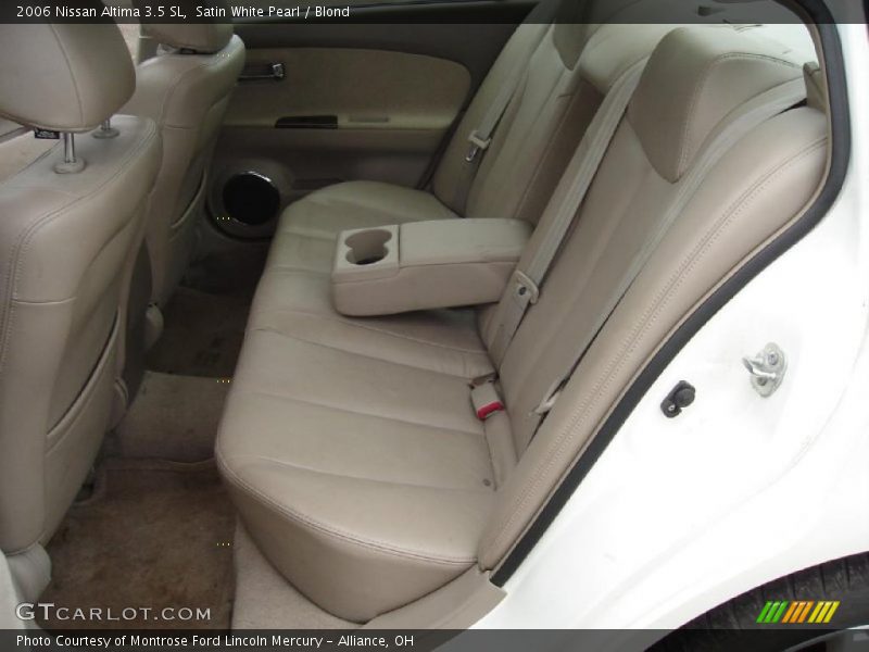 Satin White Pearl / Blond 2006 Nissan Altima 3.5 SL