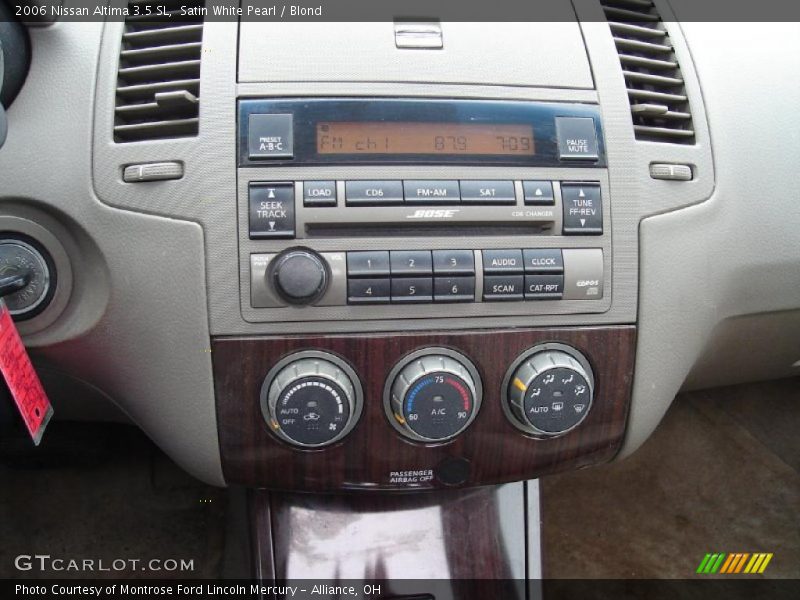 Satin White Pearl / Blond 2006 Nissan Altima 3.5 SL