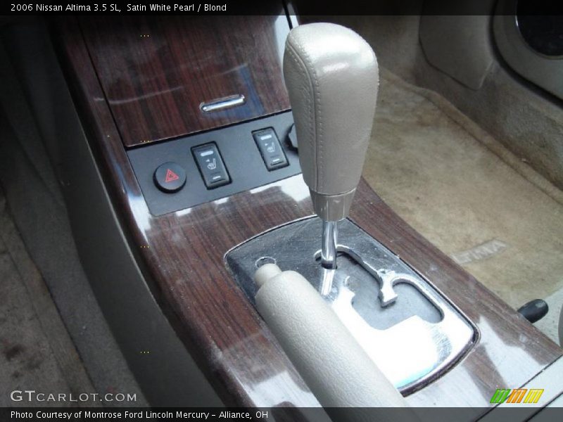 Satin White Pearl / Blond 2006 Nissan Altima 3.5 SL
