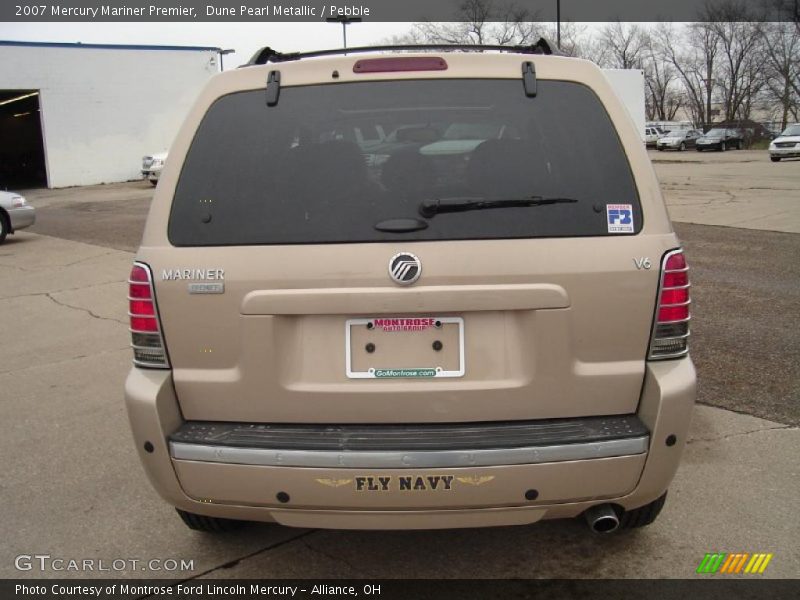 Dune Pearl Metallic / Pebble 2007 Mercury Mariner Premier