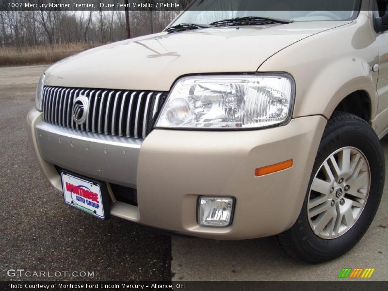 Dune Pearl Metallic / Pebble 2007 Mercury Mariner Premier