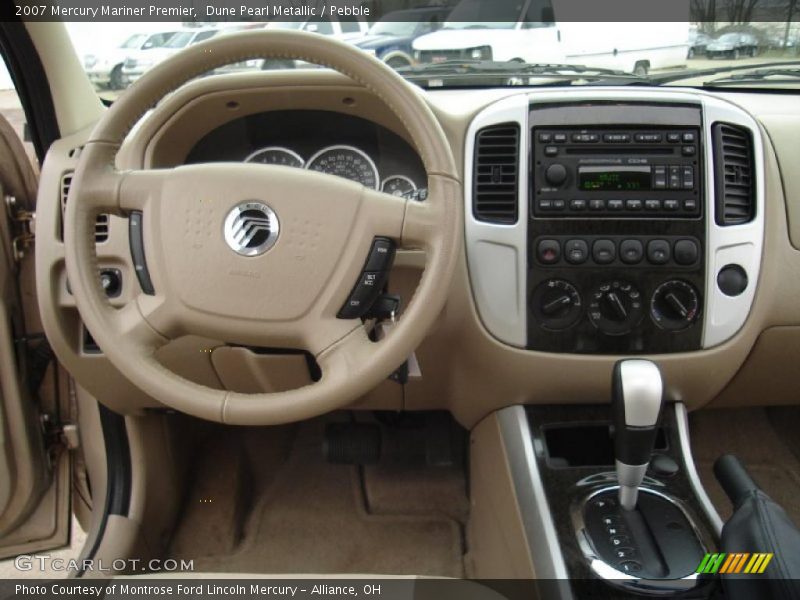 Dune Pearl Metallic / Pebble 2007 Mercury Mariner Premier
