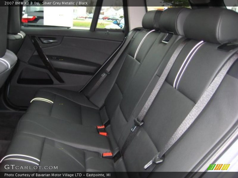 Silver Grey Metallic / Black 2007 BMW X3 3.0si