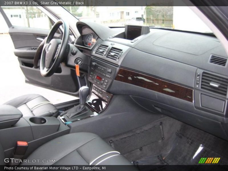 Silver Grey Metallic / Black 2007 BMW X3 3.0si