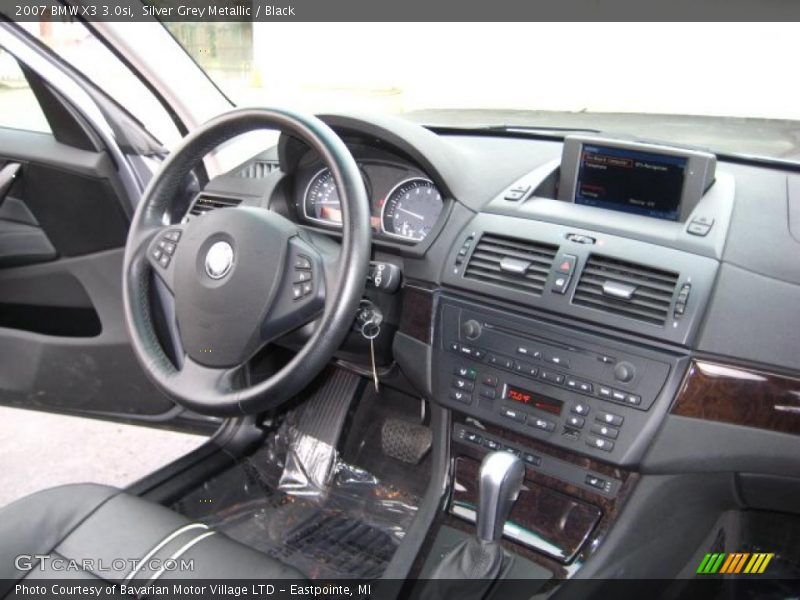 Silver Grey Metallic / Black 2007 BMW X3 3.0si