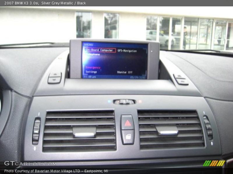 Silver Grey Metallic / Black 2007 BMW X3 3.0si