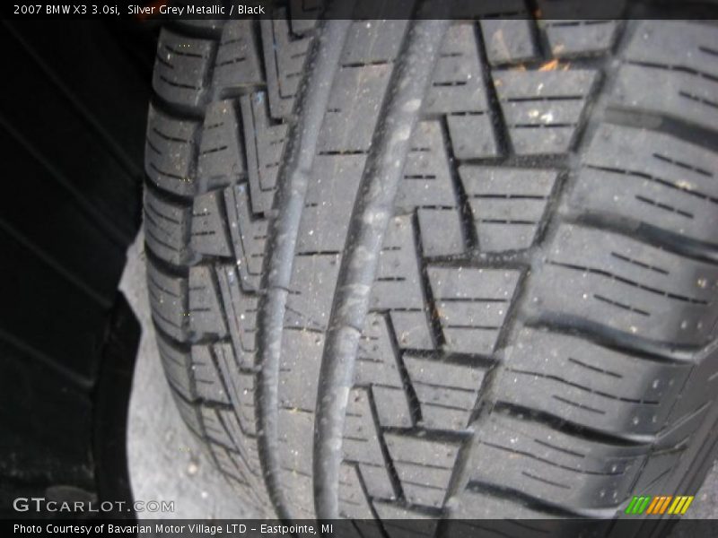 Silver Grey Metallic / Black 2007 BMW X3 3.0si