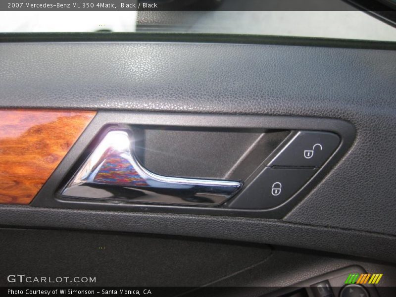Black / Black 2007 Mercedes-Benz ML 350 4Matic