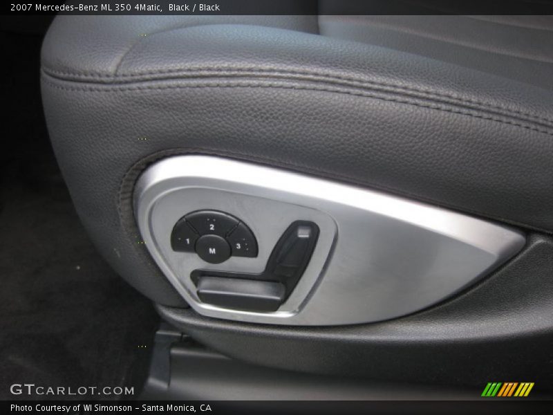 Black / Black 2007 Mercedes-Benz ML 350 4Matic
