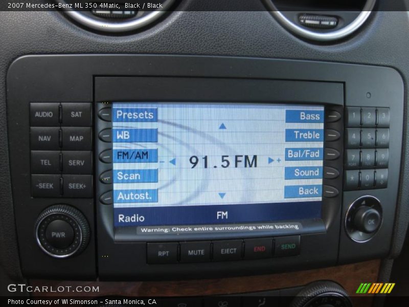 Black / Black 2007 Mercedes-Benz ML 350 4Matic