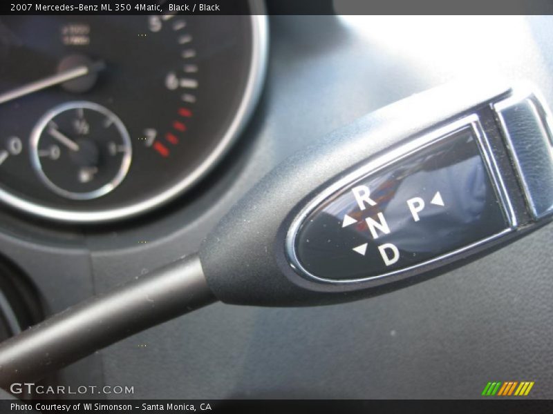 Black / Black 2007 Mercedes-Benz ML 350 4Matic