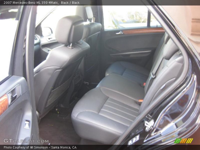 Black / Black 2007 Mercedes-Benz ML 350 4Matic
