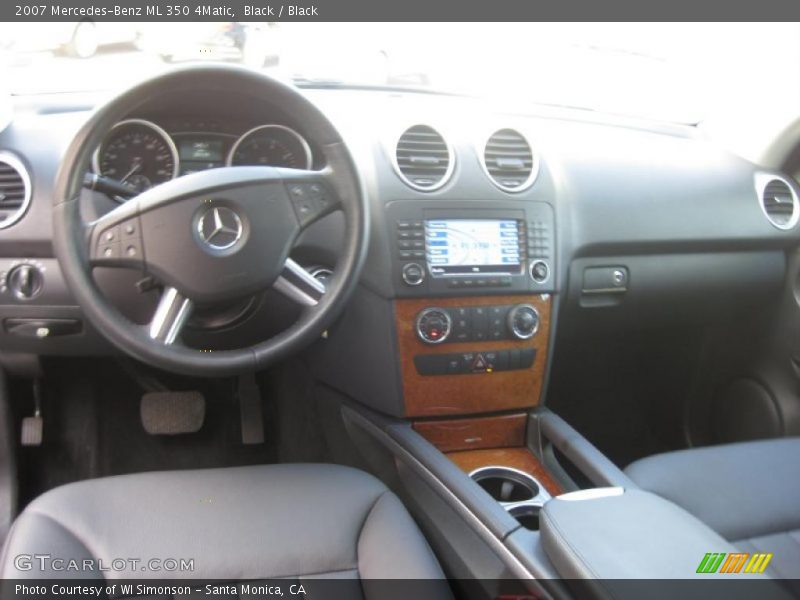 Black / Black 2007 Mercedes-Benz ML 350 4Matic