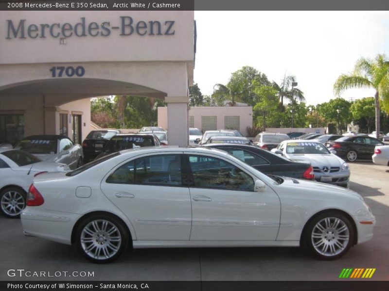 Arctic White / Cashmere 2008 Mercedes-Benz E 350 Sedan