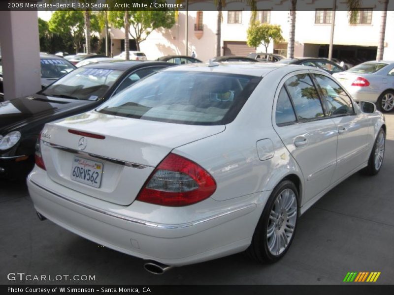 Arctic White / Cashmere 2008 Mercedes-Benz E 350 Sedan