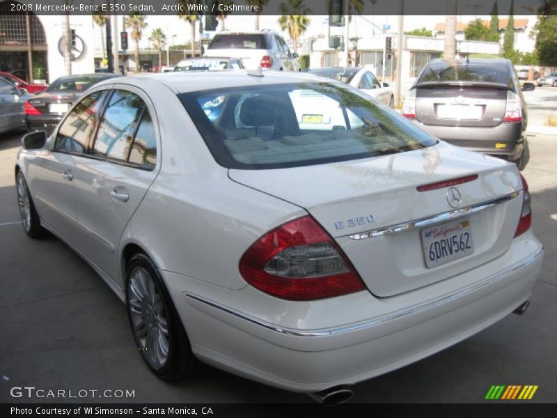 Arctic White / Cashmere 2008 Mercedes-Benz E 350 Sedan