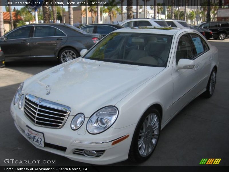 Arctic White / Cashmere 2008 Mercedes-Benz E 350 Sedan