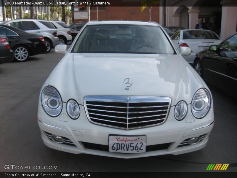 Arctic White / Cashmere 2008 Mercedes-Benz E 350 Sedan