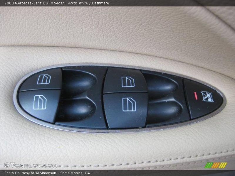 Arctic White / Cashmere 2008 Mercedes-Benz E 350 Sedan