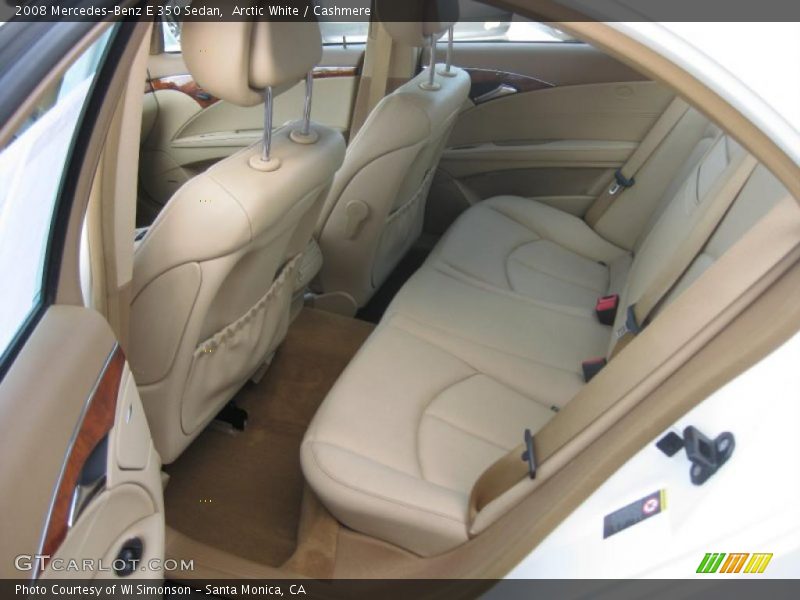 Arctic White / Cashmere 2008 Mercedes-Benz E 350 Sedan