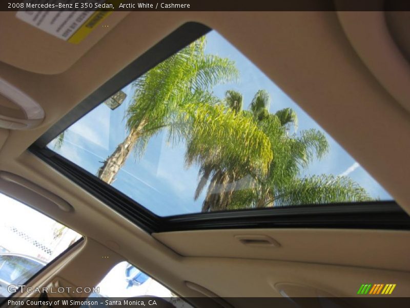 Arctic White / Cashmere 2008 Mercedes-Benz E 350 Sedan