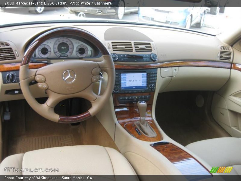 Arctic White / Cashmere 2008 Mercedes-Benz E 350 Sedan
