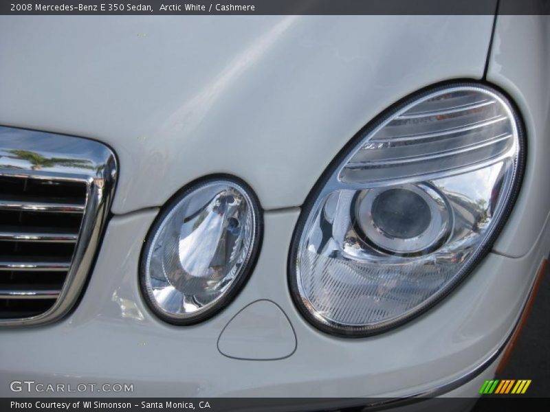 Arctic White / Cashmere 2008 Mercedes-Benz E 350 Sedan