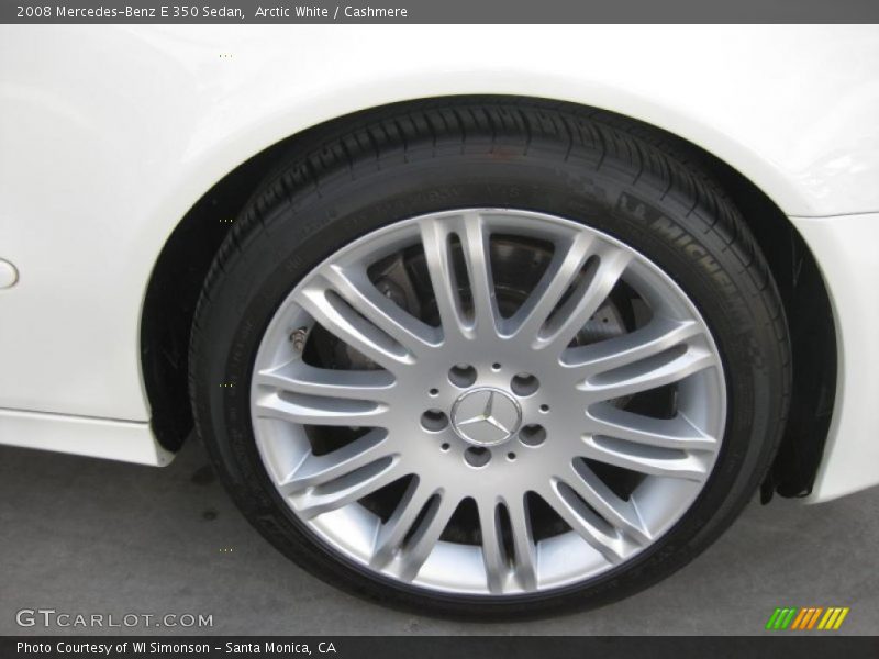 Arctic White / Cashmere 2008 Mercedes-Benz E 350 Sedan