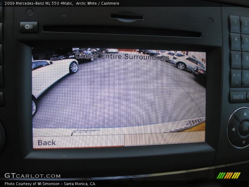 Arctic White / Cashmere 2009 Mercedes-Benz ML 550 4Matic