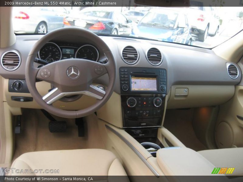 Arctic White / Cashmere 2009 Mercedes-Benz ML 550 4Matic