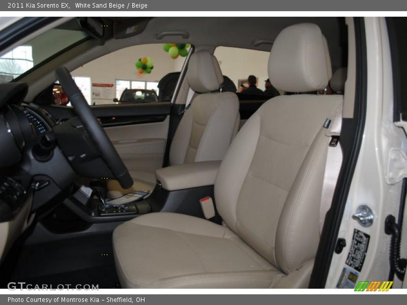 White Sand Beige / Beige 2011 Kia Sorento EX