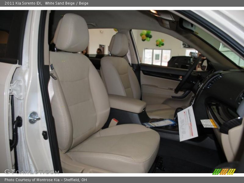 White Sand Beige / Beige 2011 Kia Sorento EX