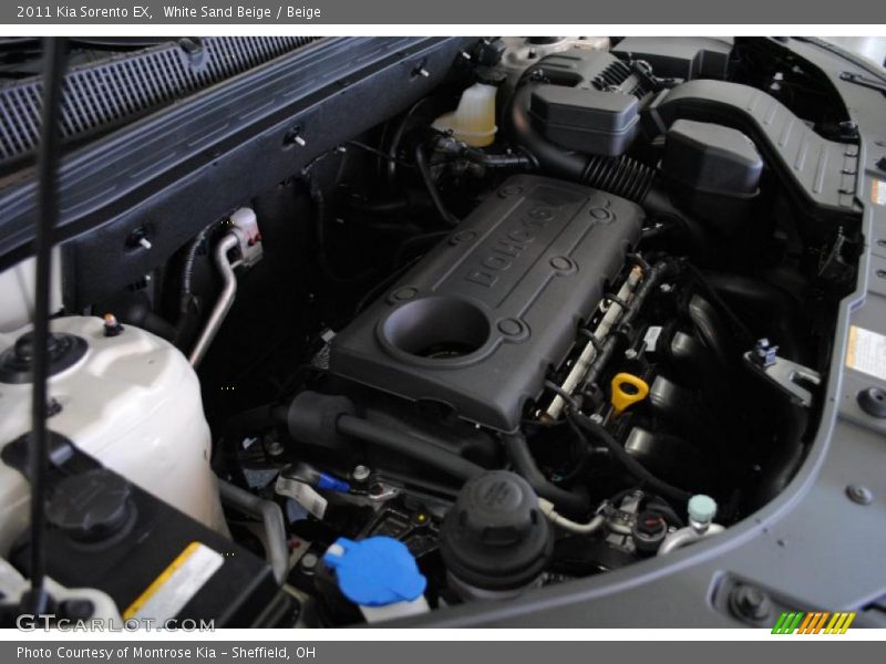 White Sand Beige / Beige 2011 Kia Sorento EX