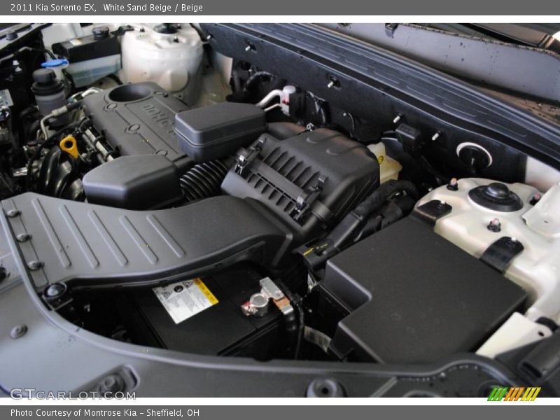 White Sand Beige / Beige 2011 Kia Sorento EX