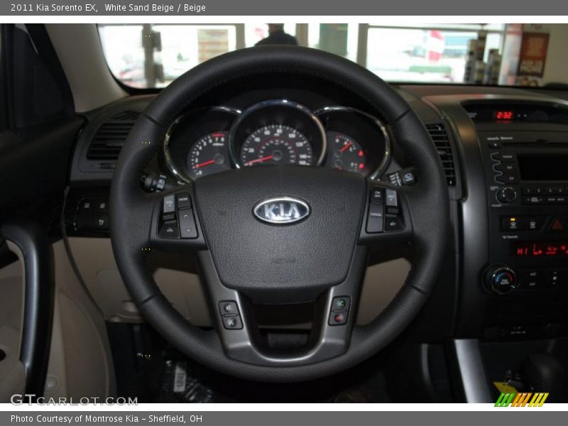 White Sand Beige / Beige 2011 Kia Sorento EX